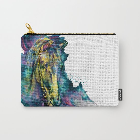 Horse Chained Beauty Carry-All Pouch