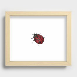 Lady Bug Recessed Framed Print