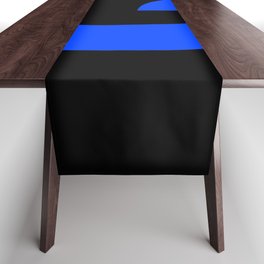 Letter Q (Blue & Black) Table Runner