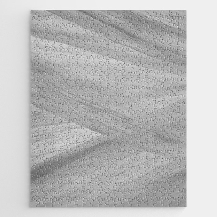 Gray Watercolor Abstract Lines Jigsaw Puzzle
