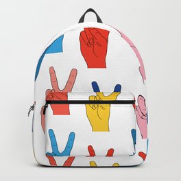 Peace Hands - Bold and Happy Backpack