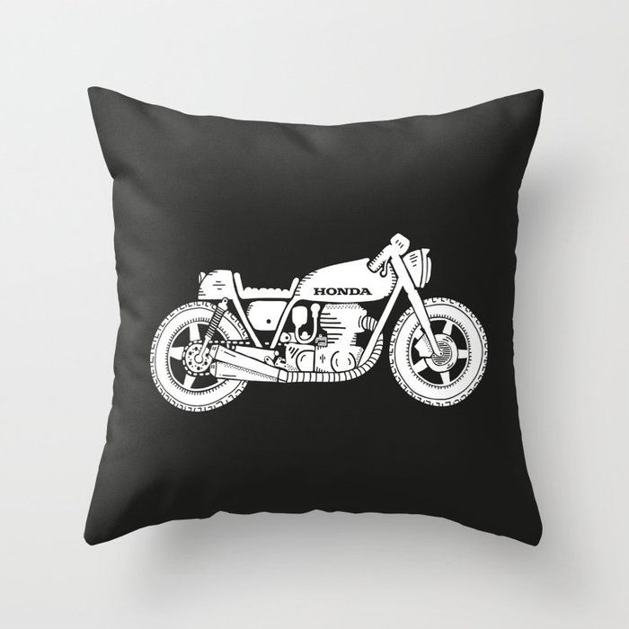 Honda CB750 - Café racer series #1 Throw Pillow