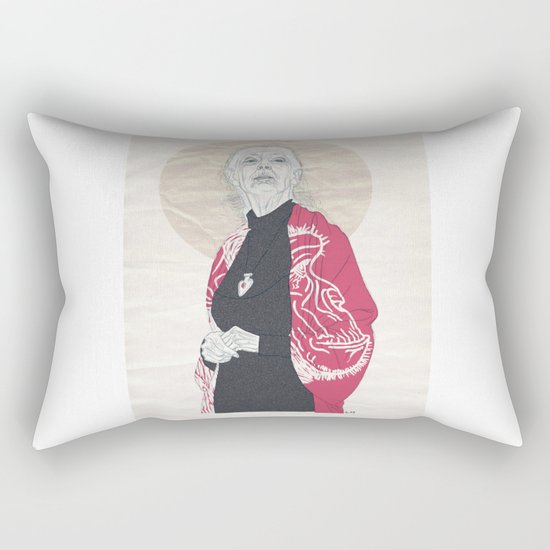 Jane Goodall Rectangular Pillow
