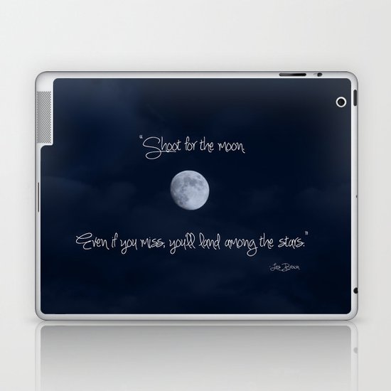 Shoot for the Moon Laptop & iPad Skin