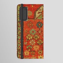 Antique Caucasian Floral Rug Print Android Wallet Case