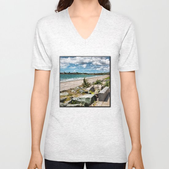 Beautiful Bay View Unisex V-Neck