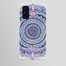 Third Eye Chakra Healing Mandala - Ajna - Watercolor Android Case