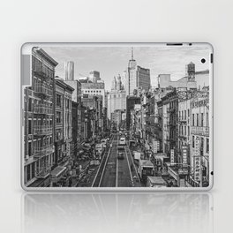 Chinatown in Black & White Laptop Skin