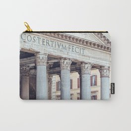 Pantheon Columns - Rome Italy Architecture, Travel Photography Carry-All Pouch