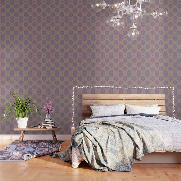 Pattern Repeat Of Vibrant Digital Doily Of The 1800s Wallpaper By Acoetzer Society6