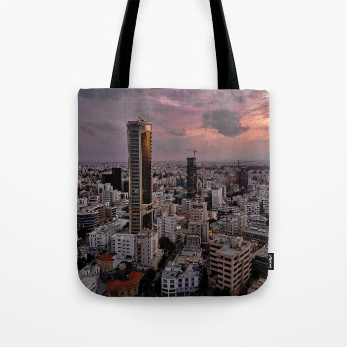 Moody Nicosia - Cyprus Tote Bag