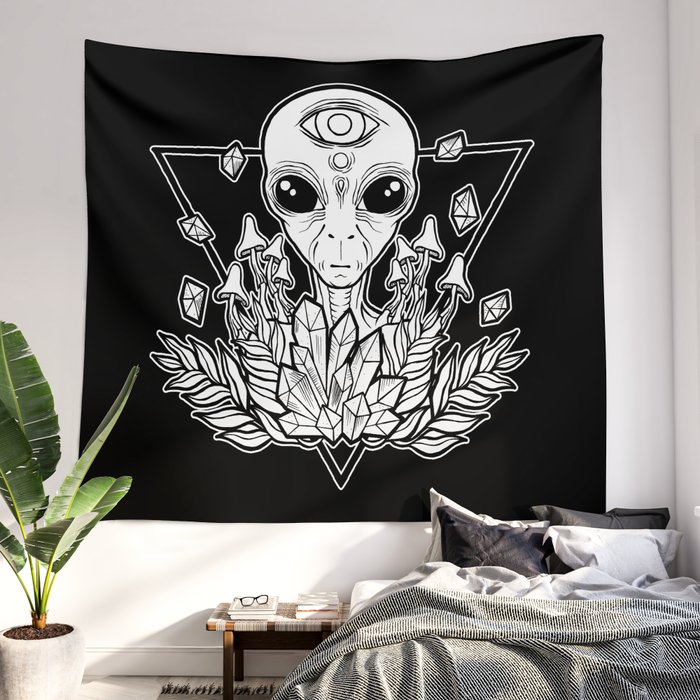 Alien wall tapestry sales