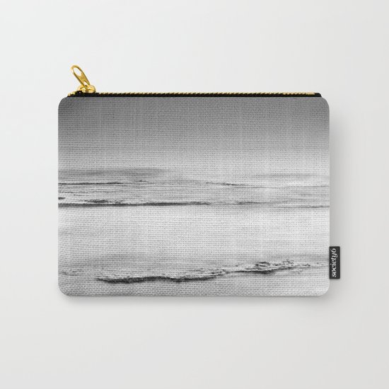 "Foggy beach". Calm sea at sunset Carry-All Pouch