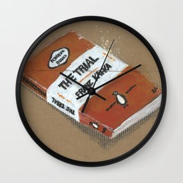 Diddie Doodle the Franz Kafka The Trail a Penguin Classic Wall Clock