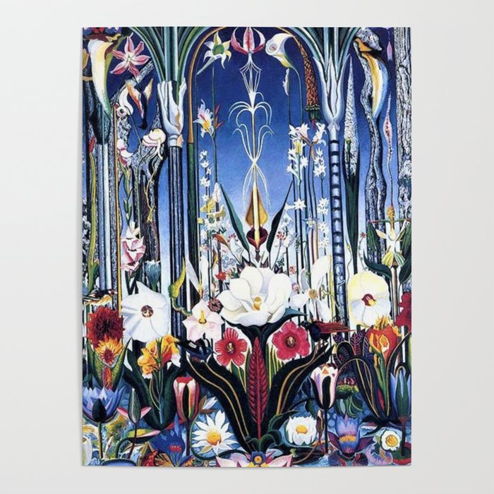 Flowers, Italy by Joseph Stella Poster