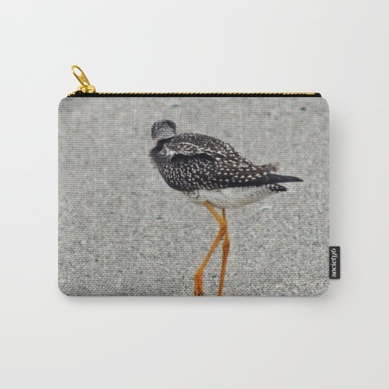 Greater Yellowlegs Walks Away Carry-All Pouch
