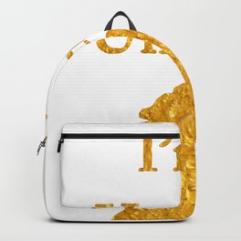 I'm a Unicorn Photo 2 in Bold Gold Backpack