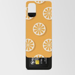 Orange Slices Pattern Background For Restaurant Kitchen Android Card Case
