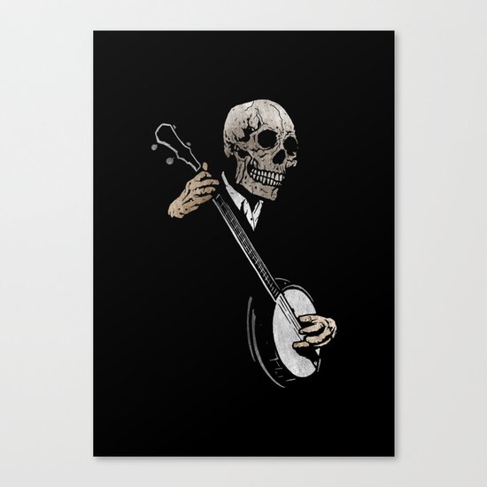 Skullboys' Banjo Blues Canvas Print