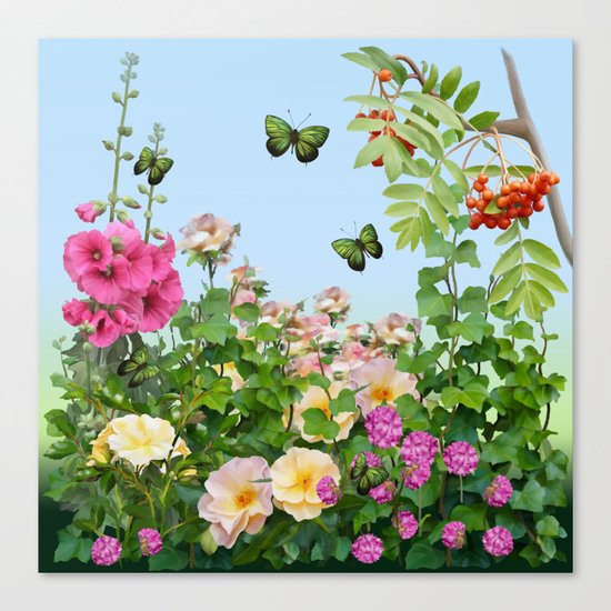 Wild Garden Canvas Print