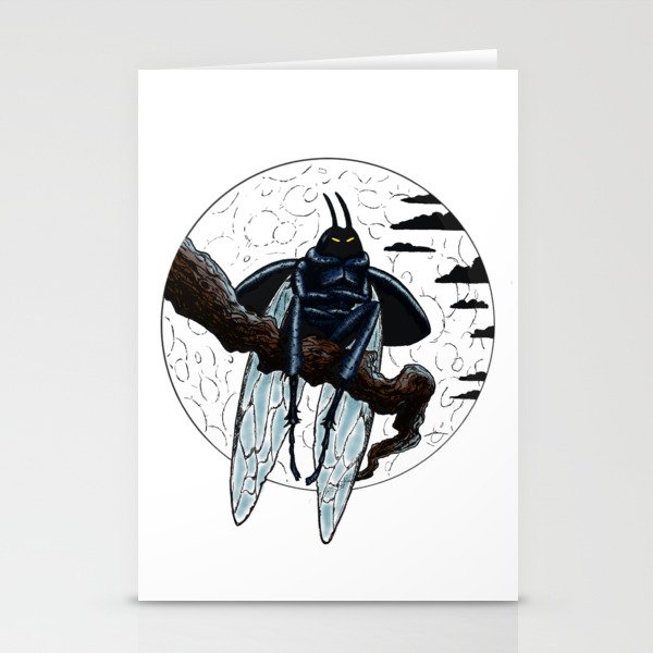 Insect bug hero Stationery Cards