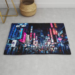 Streets of Neo-Tokyo Area & Throw Rug