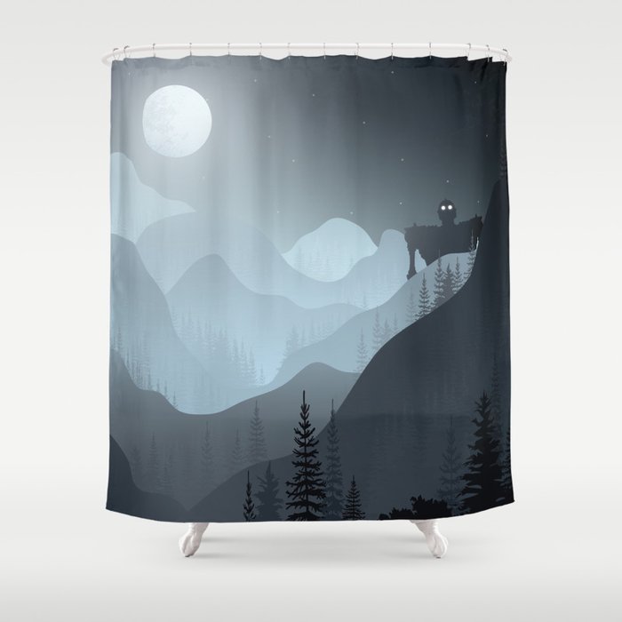 Iron Giant Shower Curtain