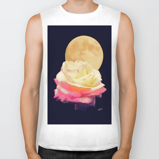 The Moon Rose Biker Tank