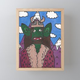 Gworn the Mountain Man Framed Mini Art Print