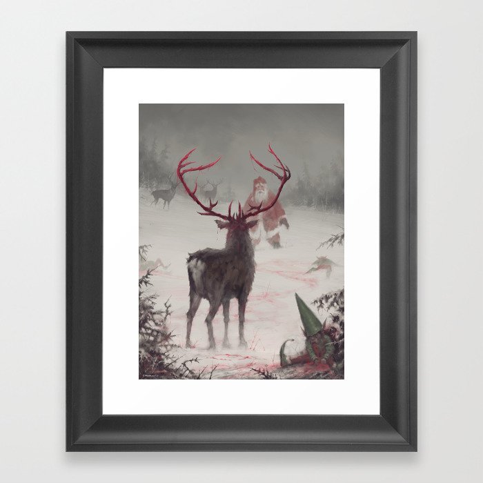 Rudolph uprising Framed Art Print