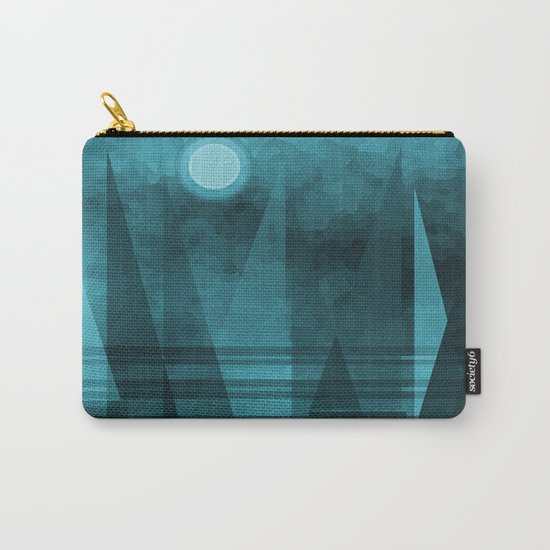Blue Moonlight Sail Carry-All Pouch