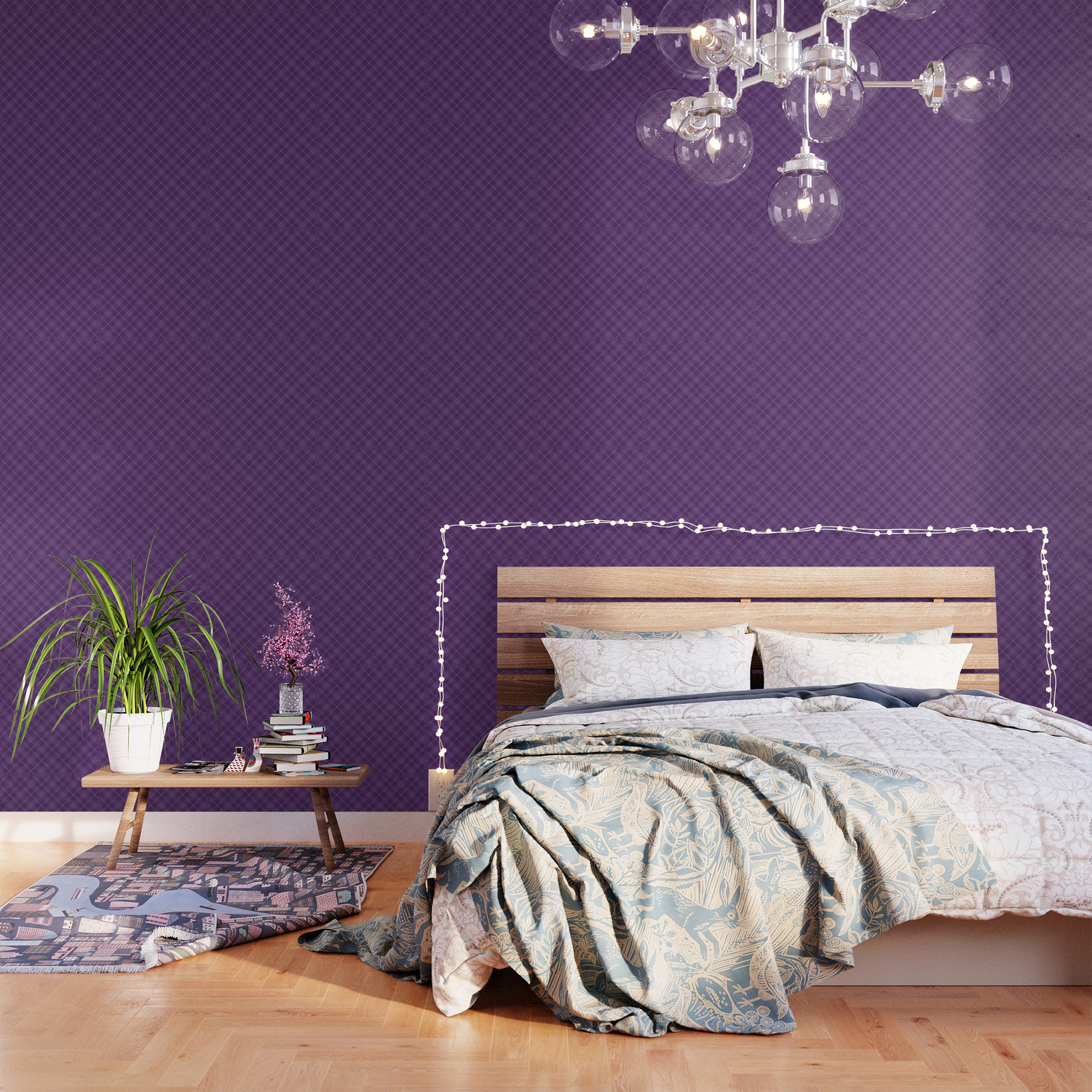 Purple Diamond Wallpaper By Giddalthi I Society6