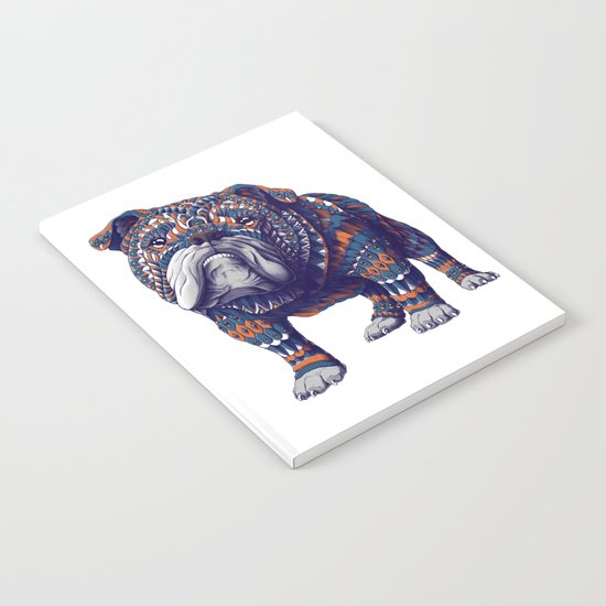 English Bulldog (Color Version) Notebook