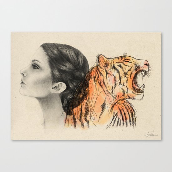 Two Sides of the Crown Canvas Print