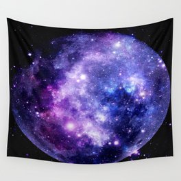 Galaxy Planet Purple Blue Space Wall Tapestry