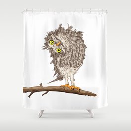 Curious Owl Shower Curtain