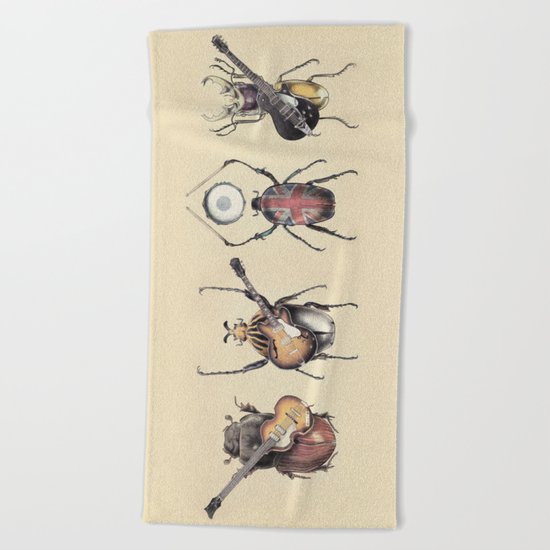 Meet the Beetles Beach Towel