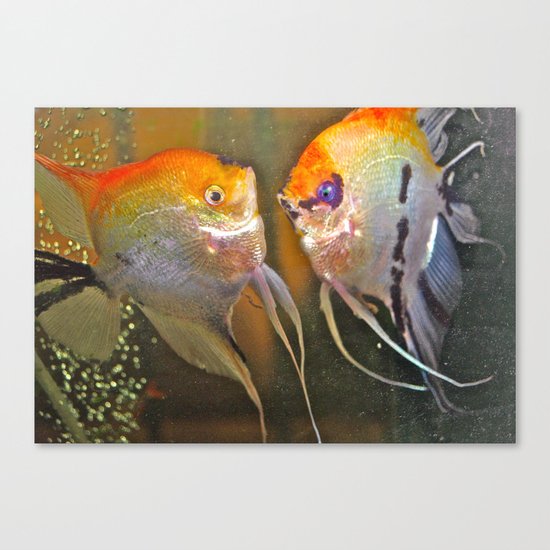 VAL & TINE ANGELS Canvas Print