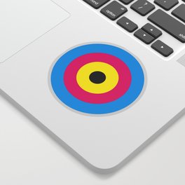 CMYK Bullseye Sticker