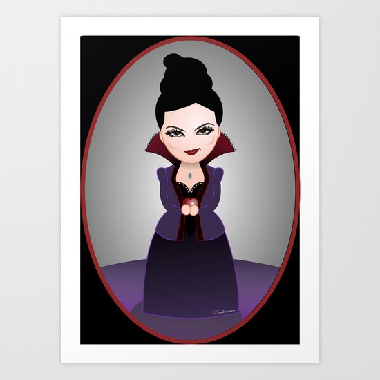 Kokeshi Regina Art Print