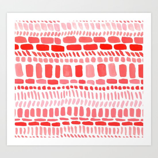 Blocks Art Print