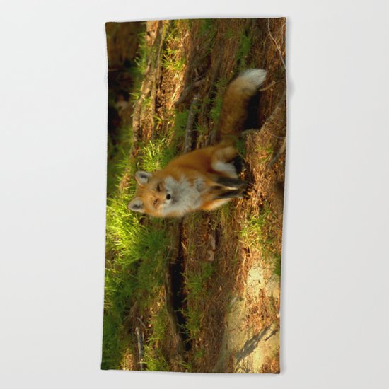 The look of love Beach Towel