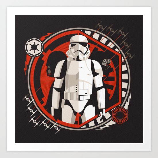 Dark Reflection Art Print