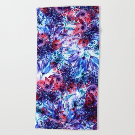 Wildflowers Beach Towel