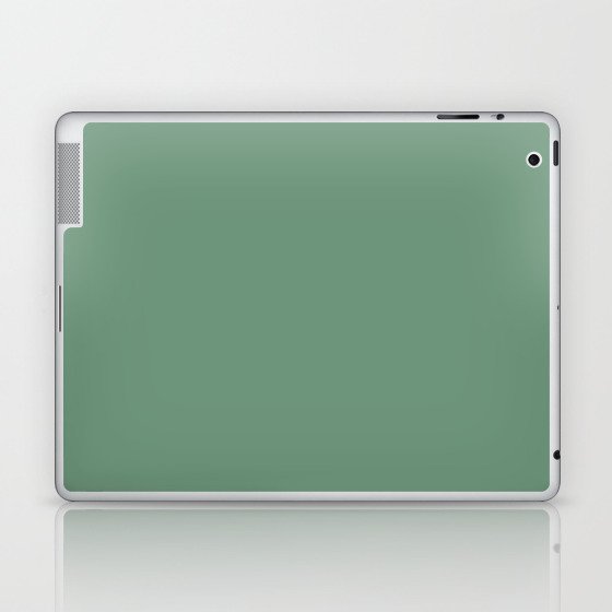 Simple Sage Green Solid Laptop & iPad Skin