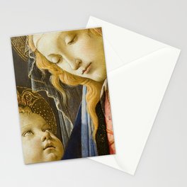 Madonna and Child Renaissance Religious art Stationery Card
