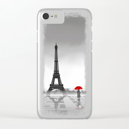 Paris Clear iPhone Case