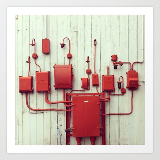 Red Things Art Print