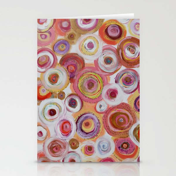Full Circle Abstract Stationery Cards