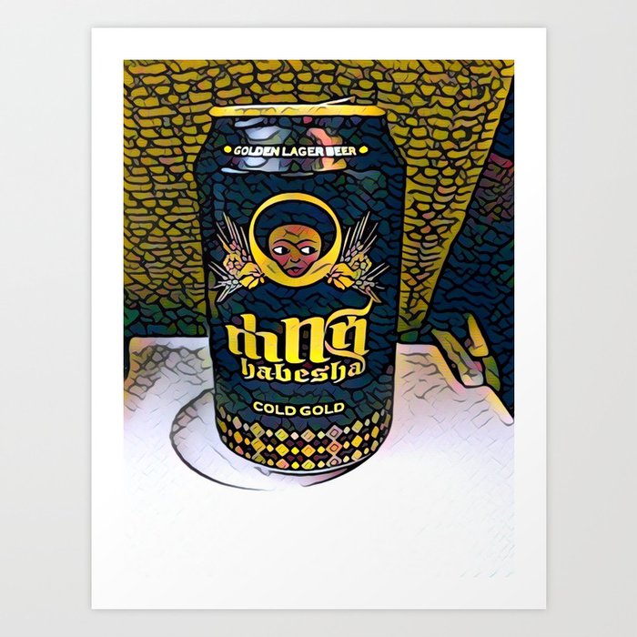 deelnemen Hulpeloosheid Kapel Ethiopian Beer Art Print by Kopen Jorge | Society6